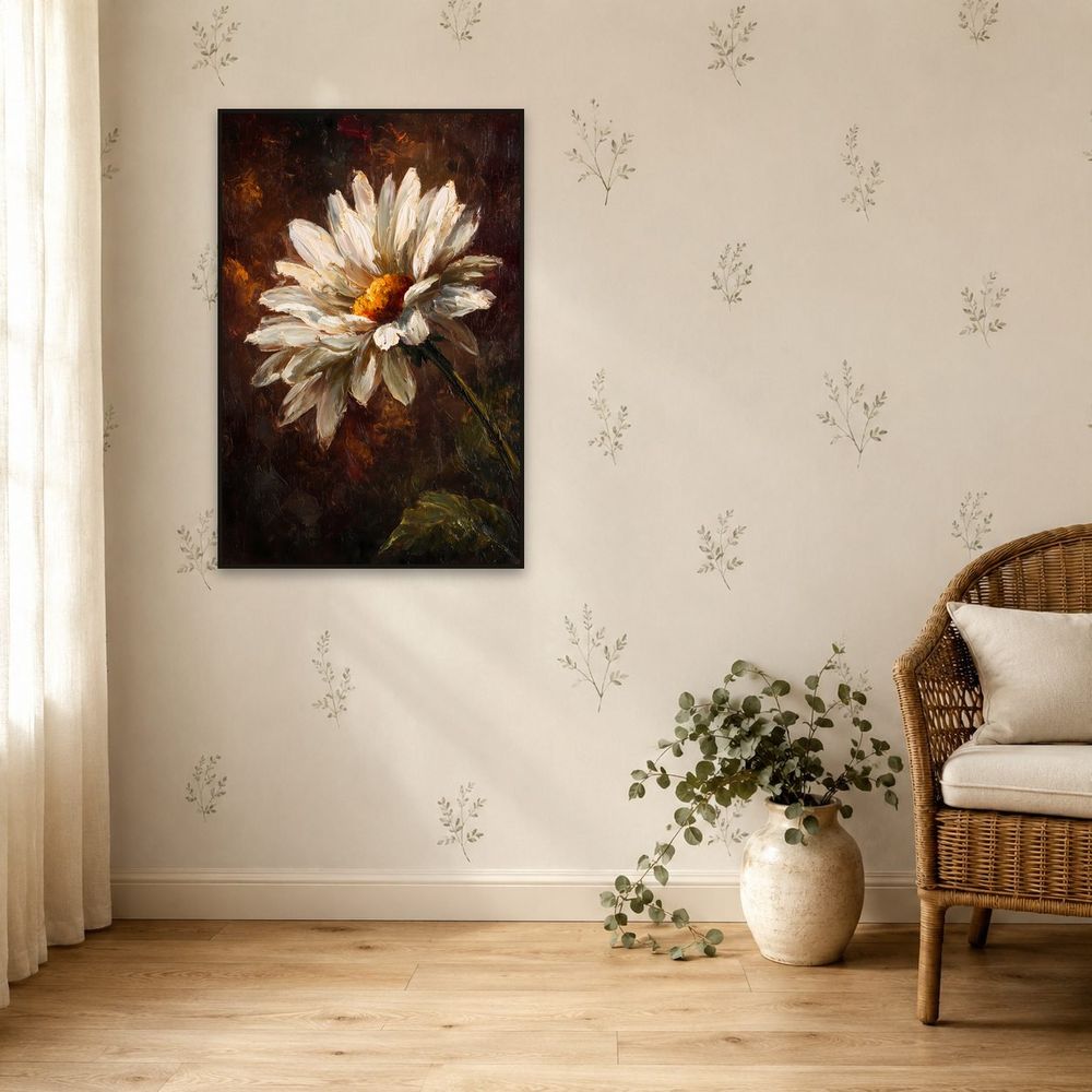 Ivory Oxeye Daisy — florals wall art print by Brunelvi — view 5