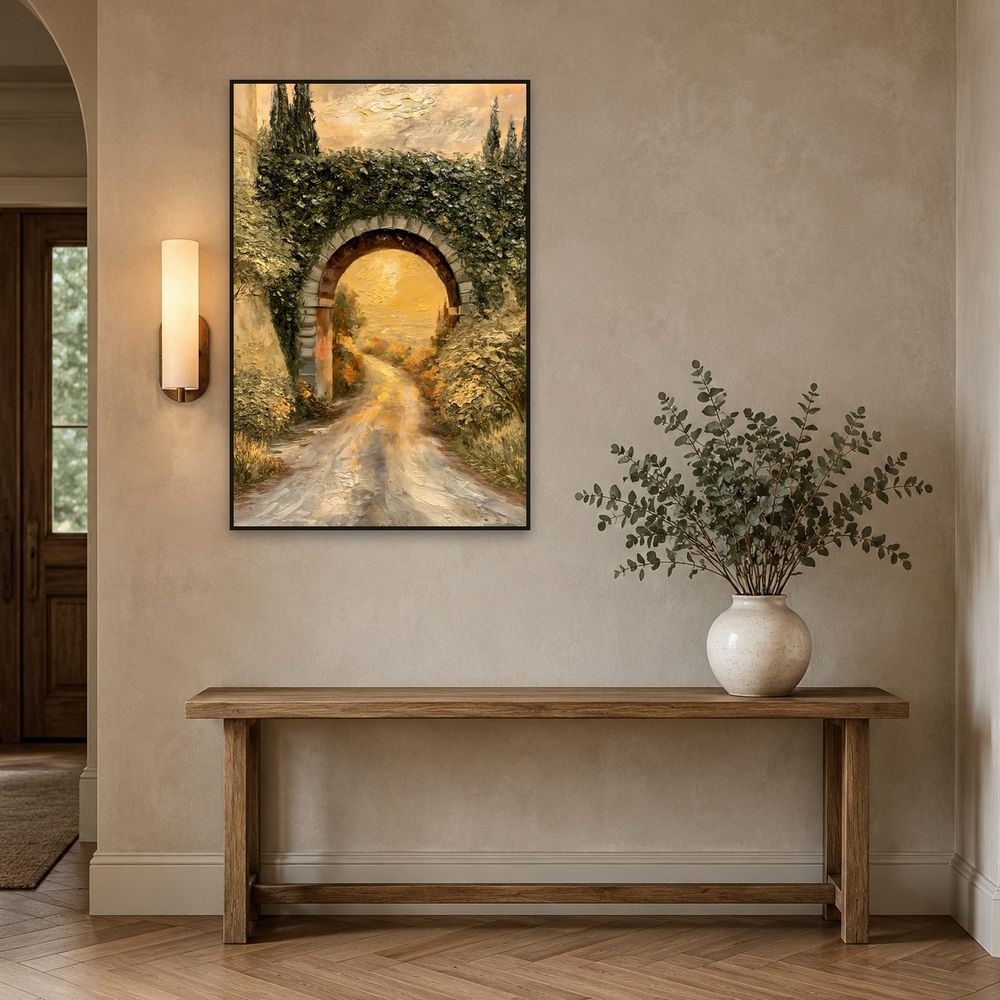 Ivy Archway Path — landscapes wall art print by Brunelvi — view 3