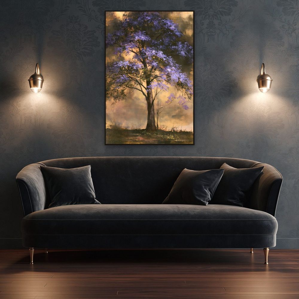 Jacaranda Golden Light — landscapes art print by Brunelvi — view 4