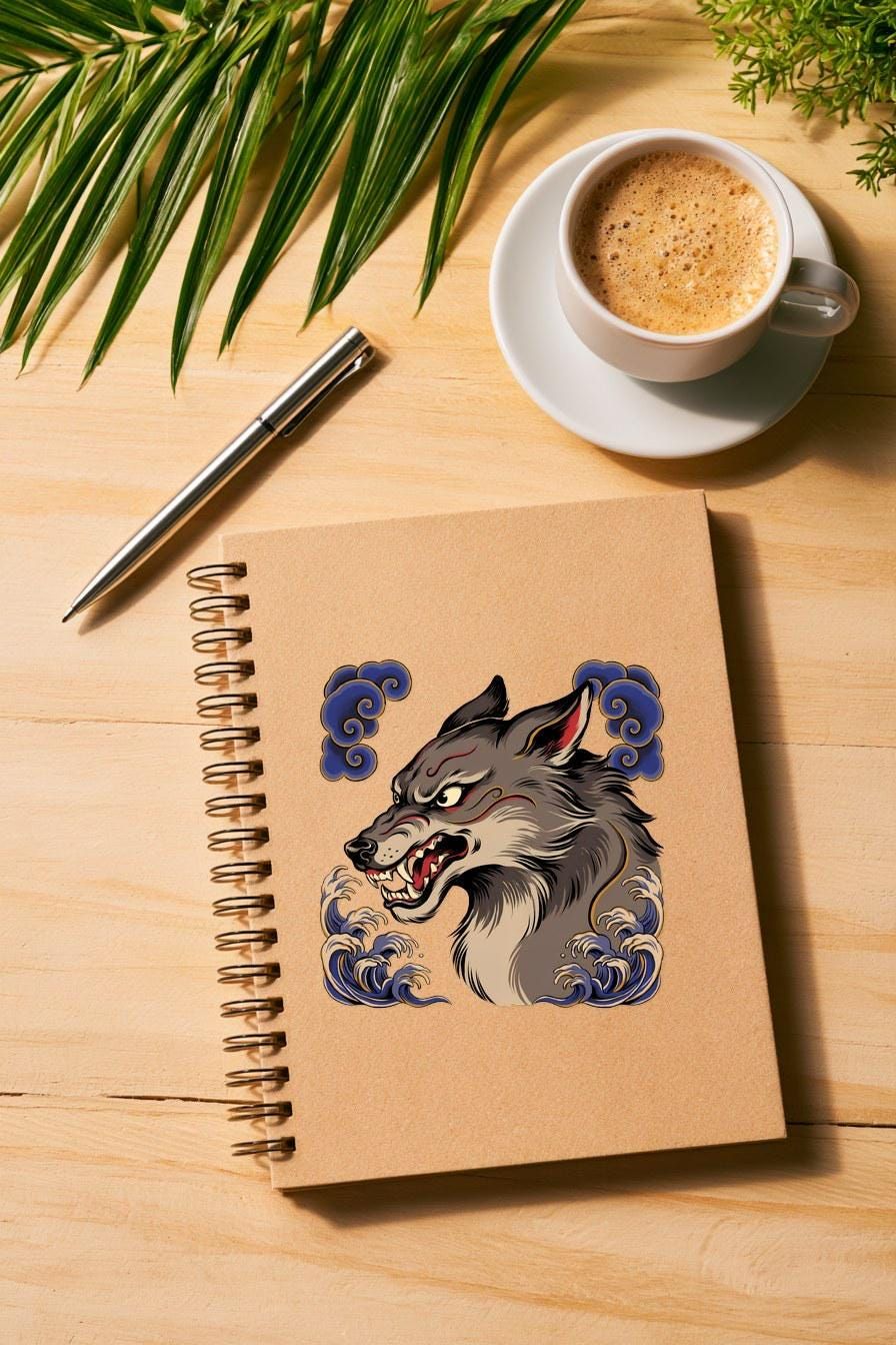 Japanese Wolf PNG — bold clipart clipart by Brunelvi — view 4