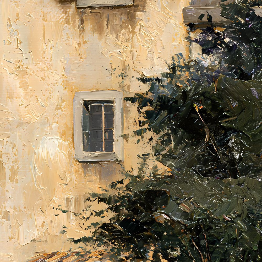 Lavender Well Farmhouse — landscapes wall art print by Brunelvi — view 2