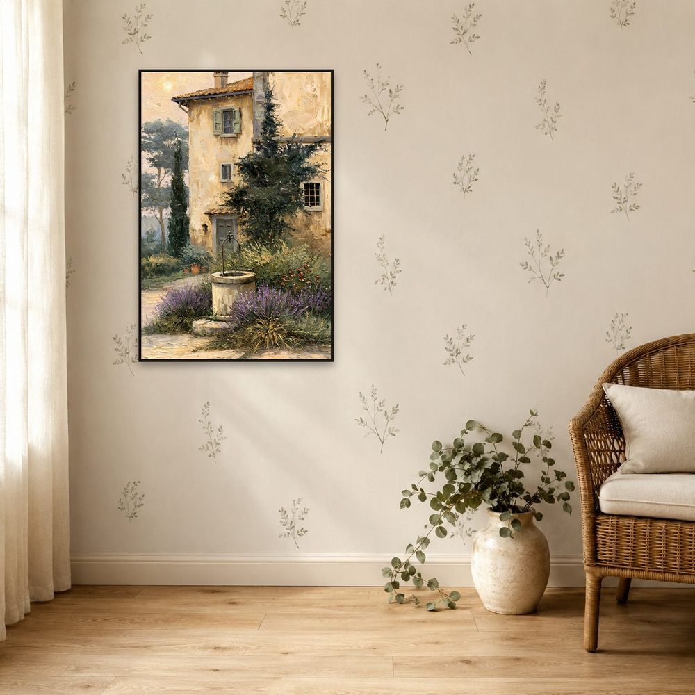 Lavender Well Farmhouse — landscapes wall art print by Brunelvi — view 5