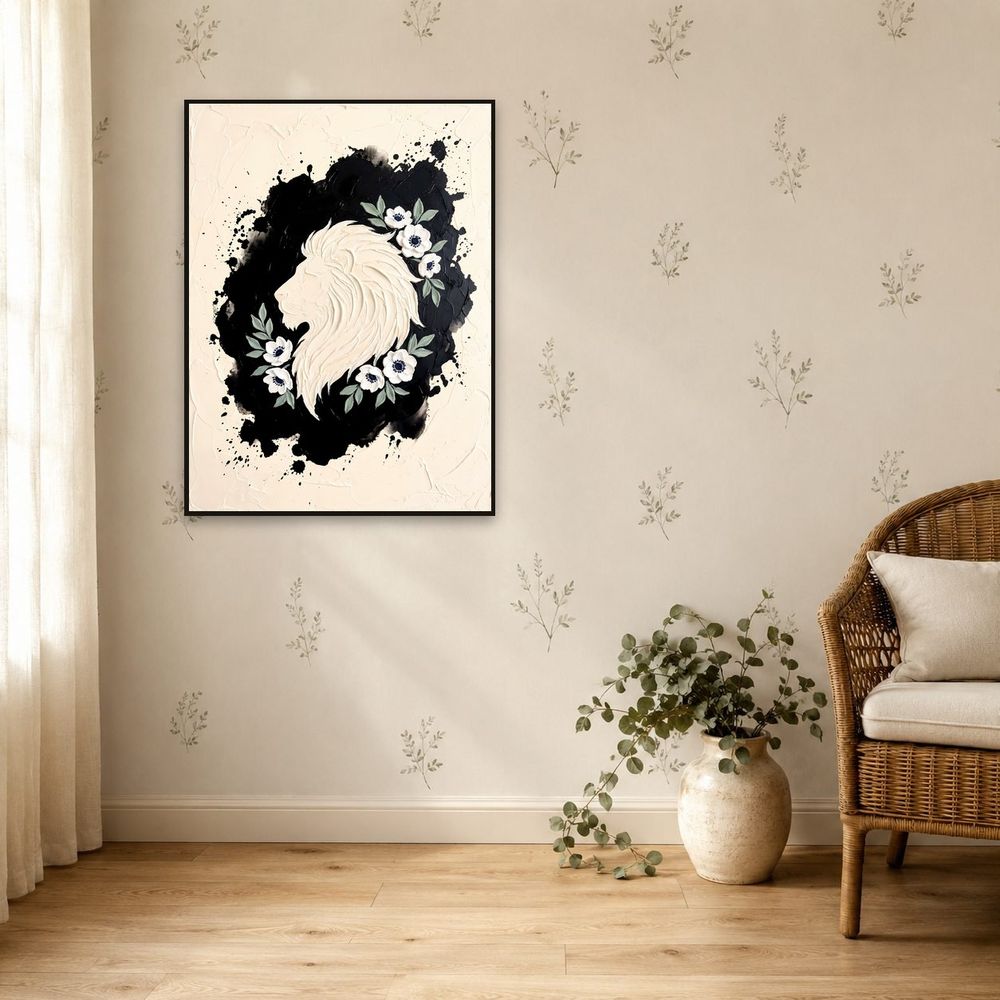 Leo Lion Zodiac — zodiac wall art print by Brunelvi — view 5