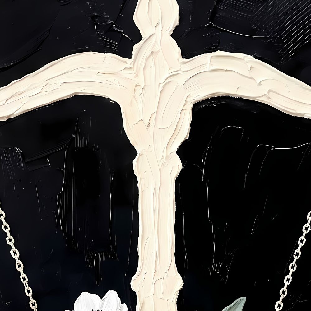 Libra Scales Zodiac — zodiac wall art print by Brunelvi — view 2