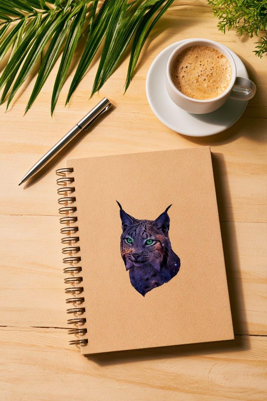 Lynx Nebula Portrait Clipart — bold clipart clipart by Brunelvi — view 4