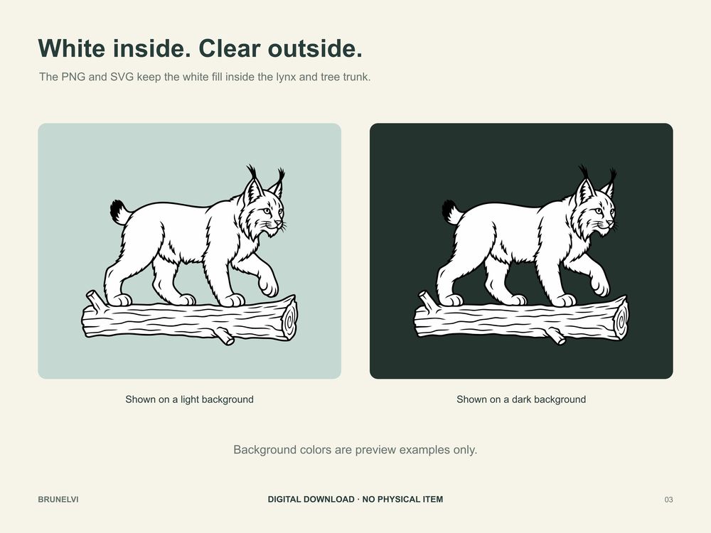 Lynx SVG — clipart svg+png+jpg clipart by Brunelvi — view 3