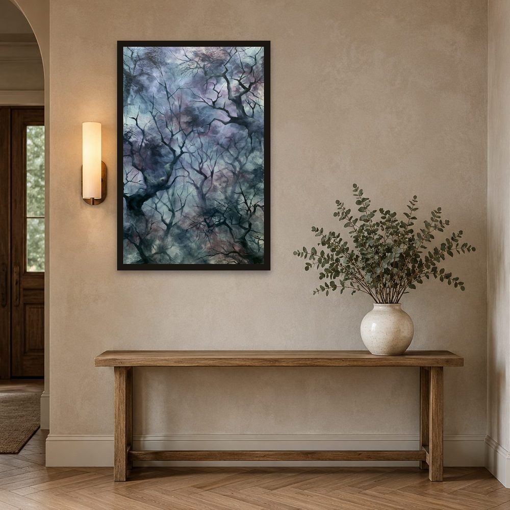 Misty Forest impasto oil painting wall art by Brunelvi — Ansicht 2