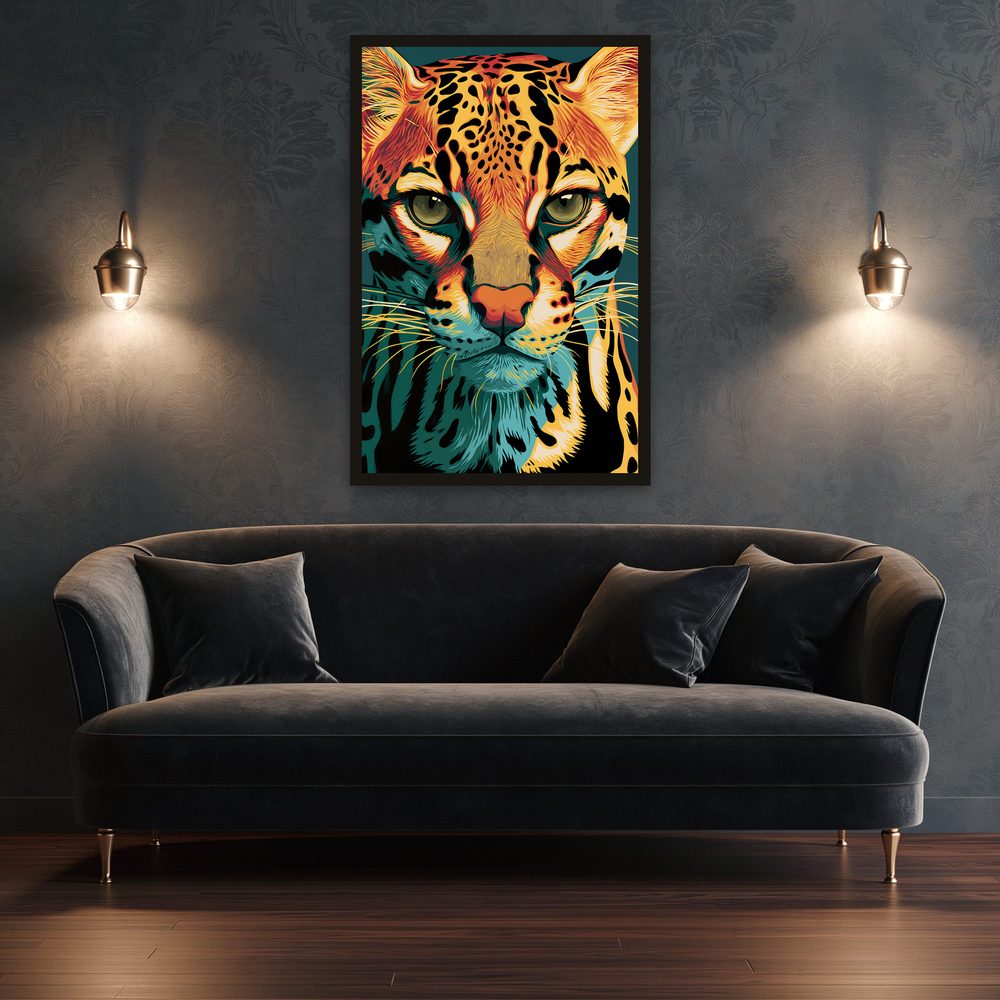 Ocelot Pop Art pop art wall art by Brunelvi — Ansicht 3