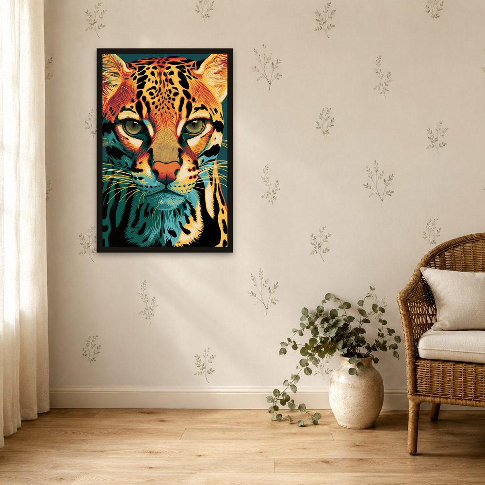 Ocelot Pop Art pop art wall art by Brunelvi — Ansicht 4