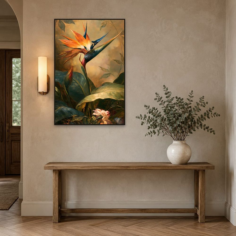 Old Master Bird of Paradise — florals wall art print by Brunelvi — view 3