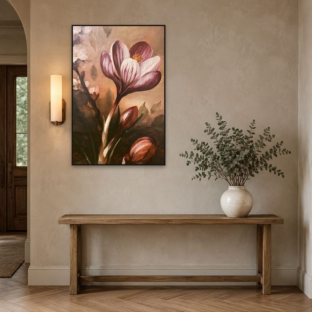 Old Master Crocus — florals wall art print by Brunelvi — view 3