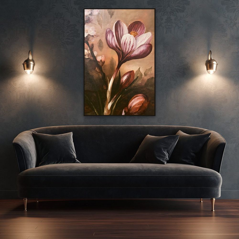 Old Master Crocus — florals wall art print by Brunelvi — view 4