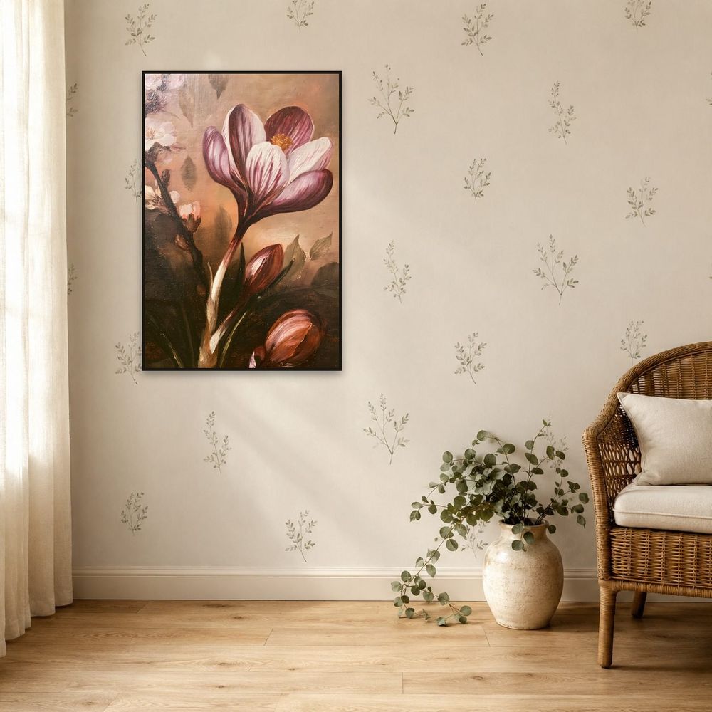 Old Master Crocus — florals wall art print by Brunelvi — view 5