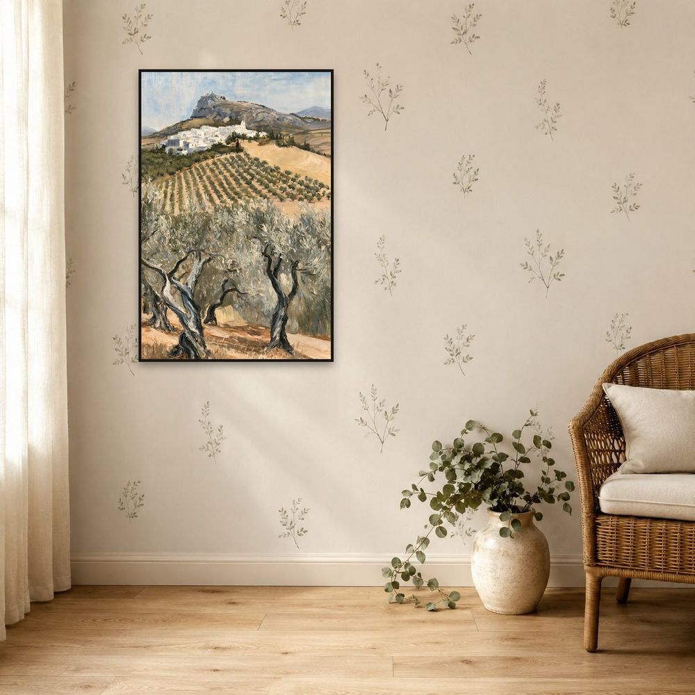 Olive Grove Village — landscapes wall art print by Brunelvi — view 5