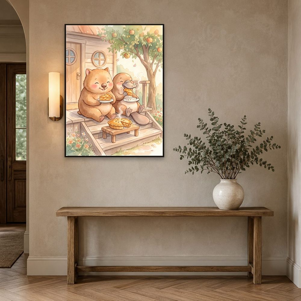 Pie on the Porch — kids & nursery wall art print by Brunelvi — view 3