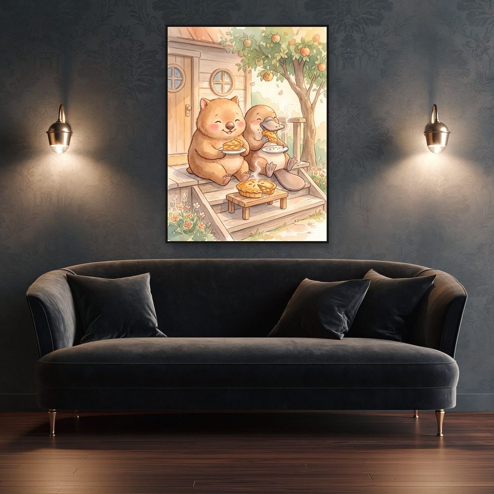 Pie on the Porch — kids & nursery wall art print by Brunelvi — view 4