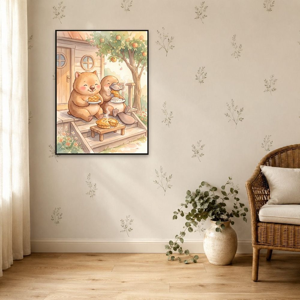 Pie on the Porch — kids & nursery wall art print by Brunelvi — view 5