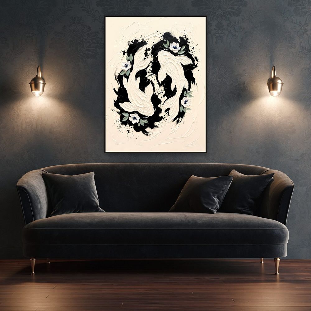 Pisces Fish Zodiac — zodiac wall art print by Brunelvi — view 4