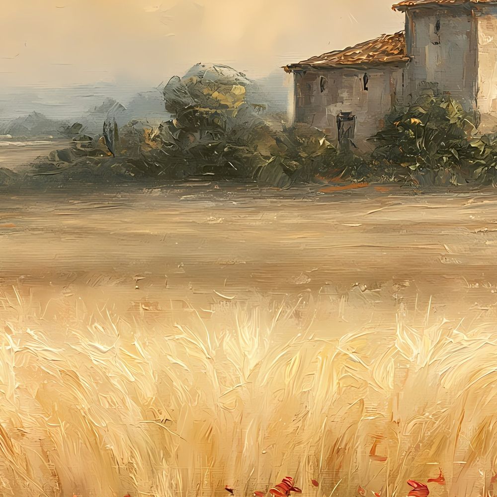 Poppy Wheat Field — landscapes wall art print by Brunelvi — view 2