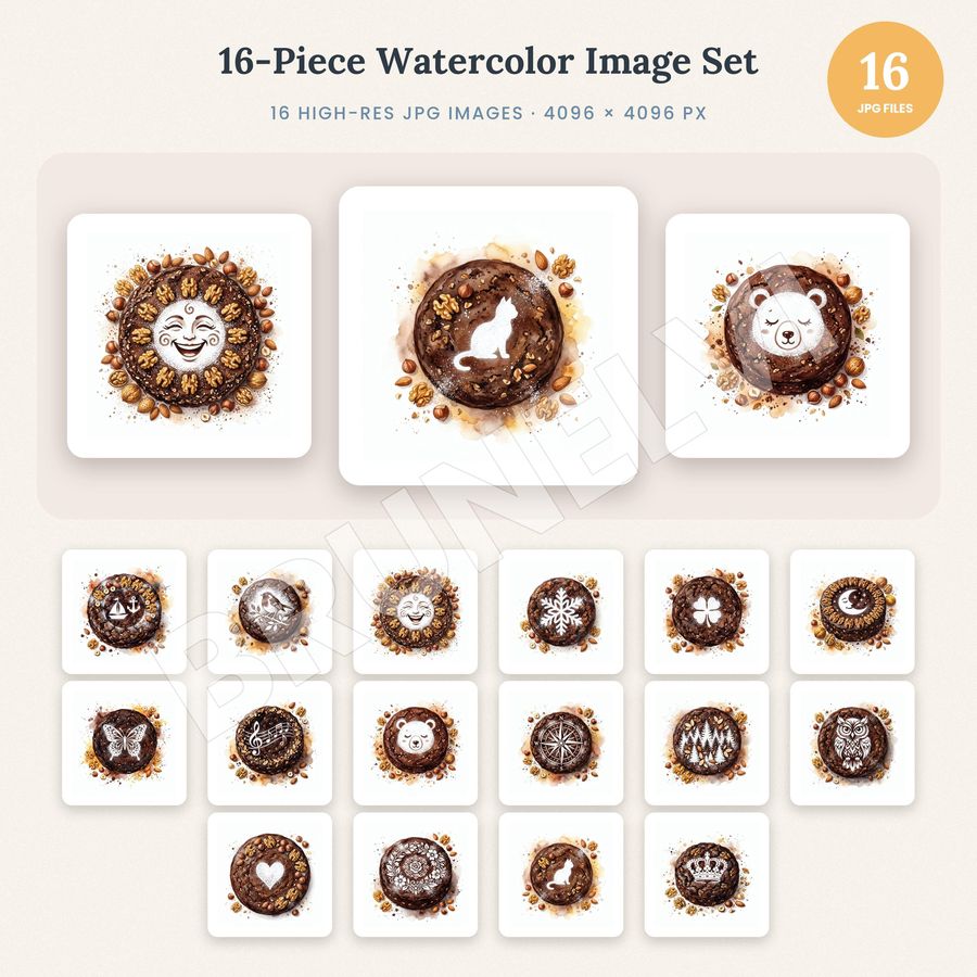 JPG Bundles (White BG) wall art by Brunelvi