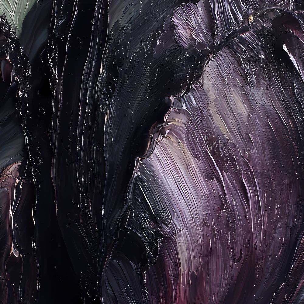 Queen of Night — florals wall art print by Brunelvi — view 2