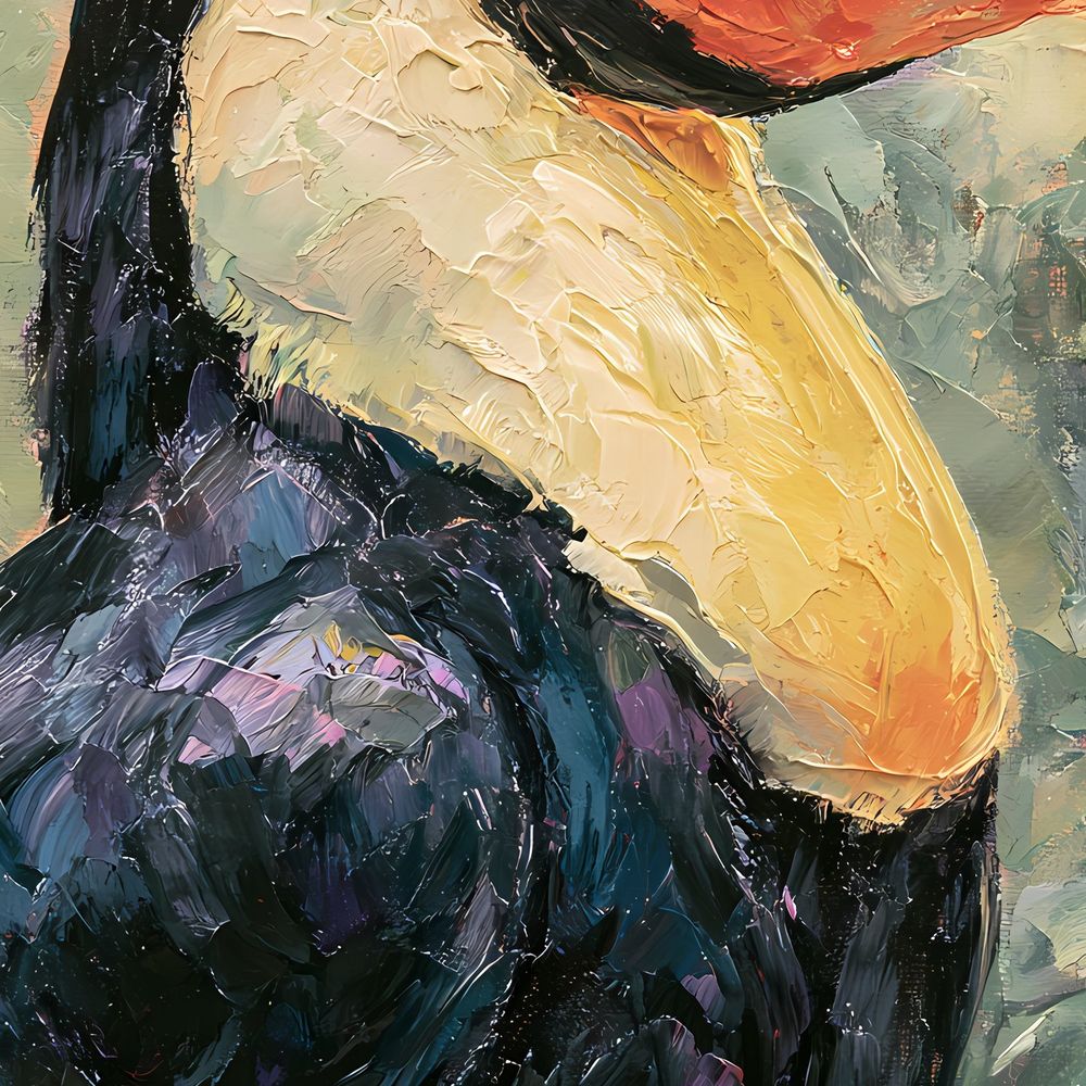 Rainforest Toucan — animals wall art print by Brunelvi — view 2