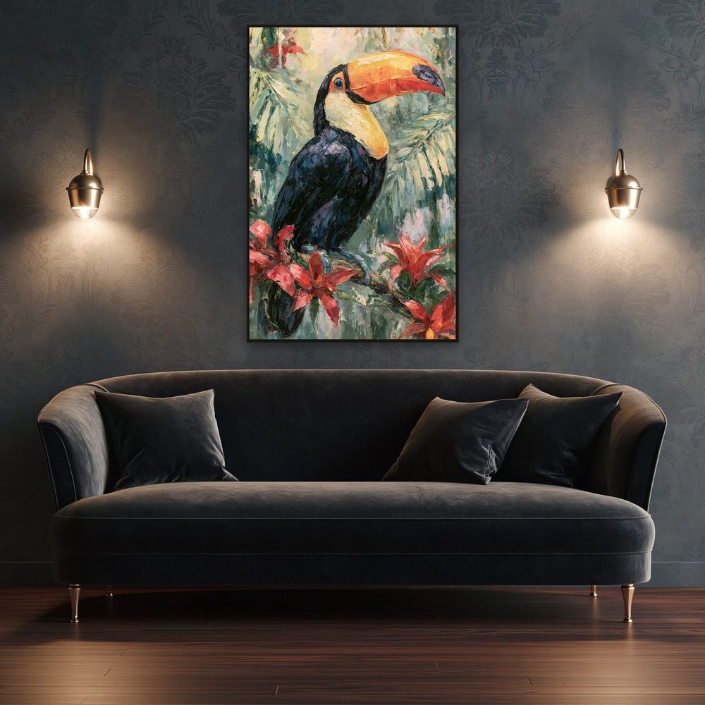 Rainforest Toucan — animals wall art print by Brunelvi — view 4