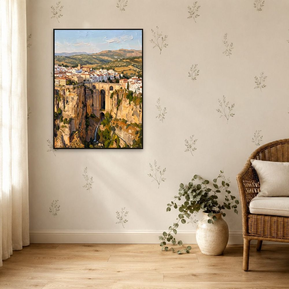 Ronda Bridge Gorge — landscapes wall art print by Brunelvi — view 5
