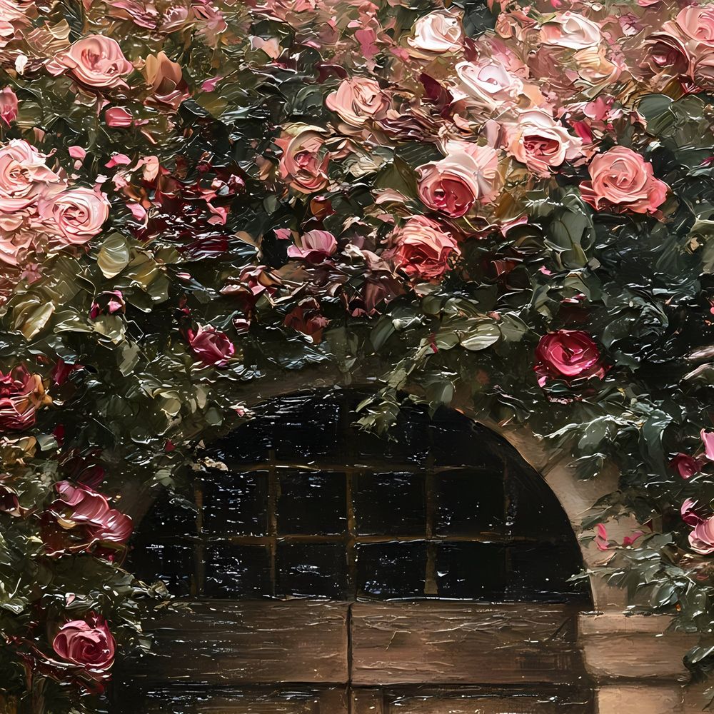 Rose Covered Door — landscapes wall art print by Brunelvi — view 2
