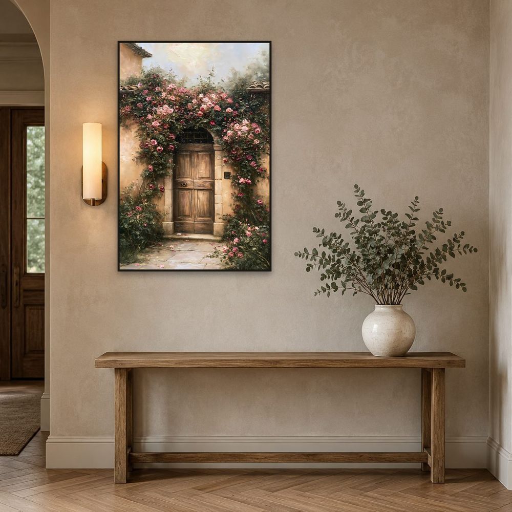 Rose Covered Door — landscapes wall art print by Brunelvi — view 3