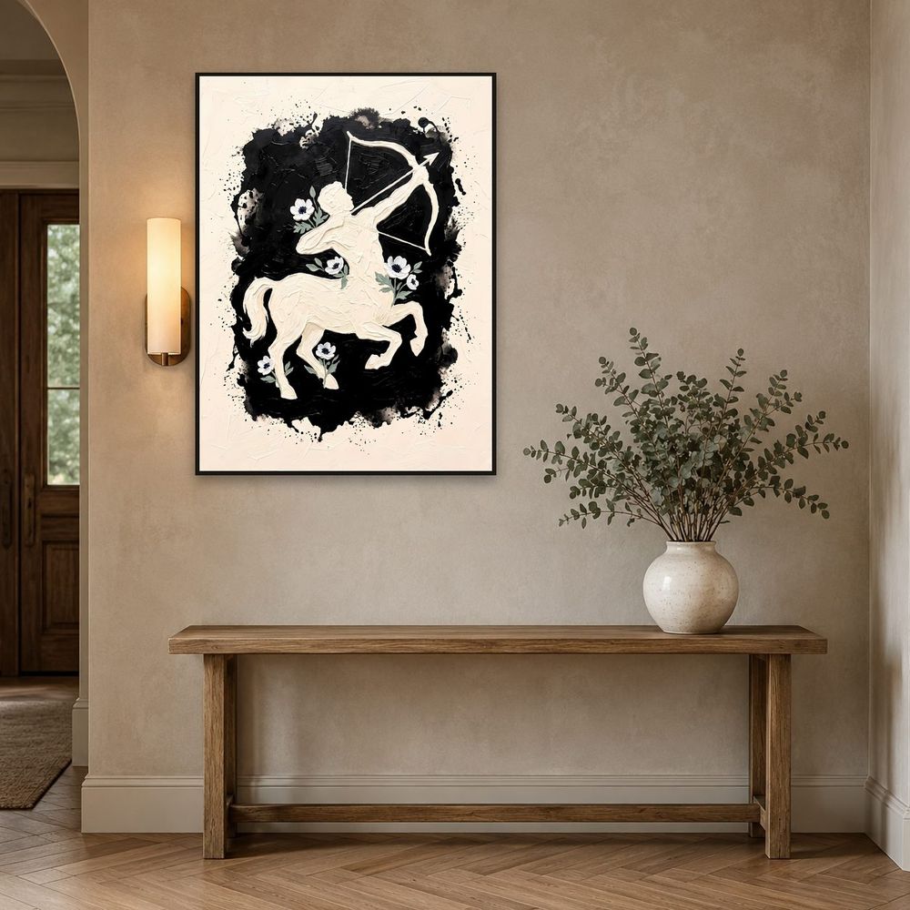 Sagittarius Archer Zodiac — zodiac wall art print by Brunelvi — view 3