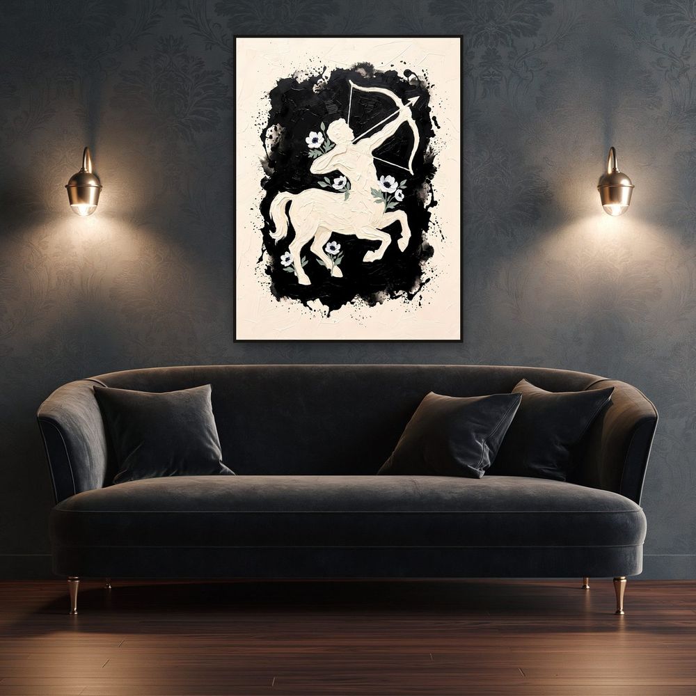 Sagittarius Archer Zodiac — zodiac wall art print by Brunelvi — view 4