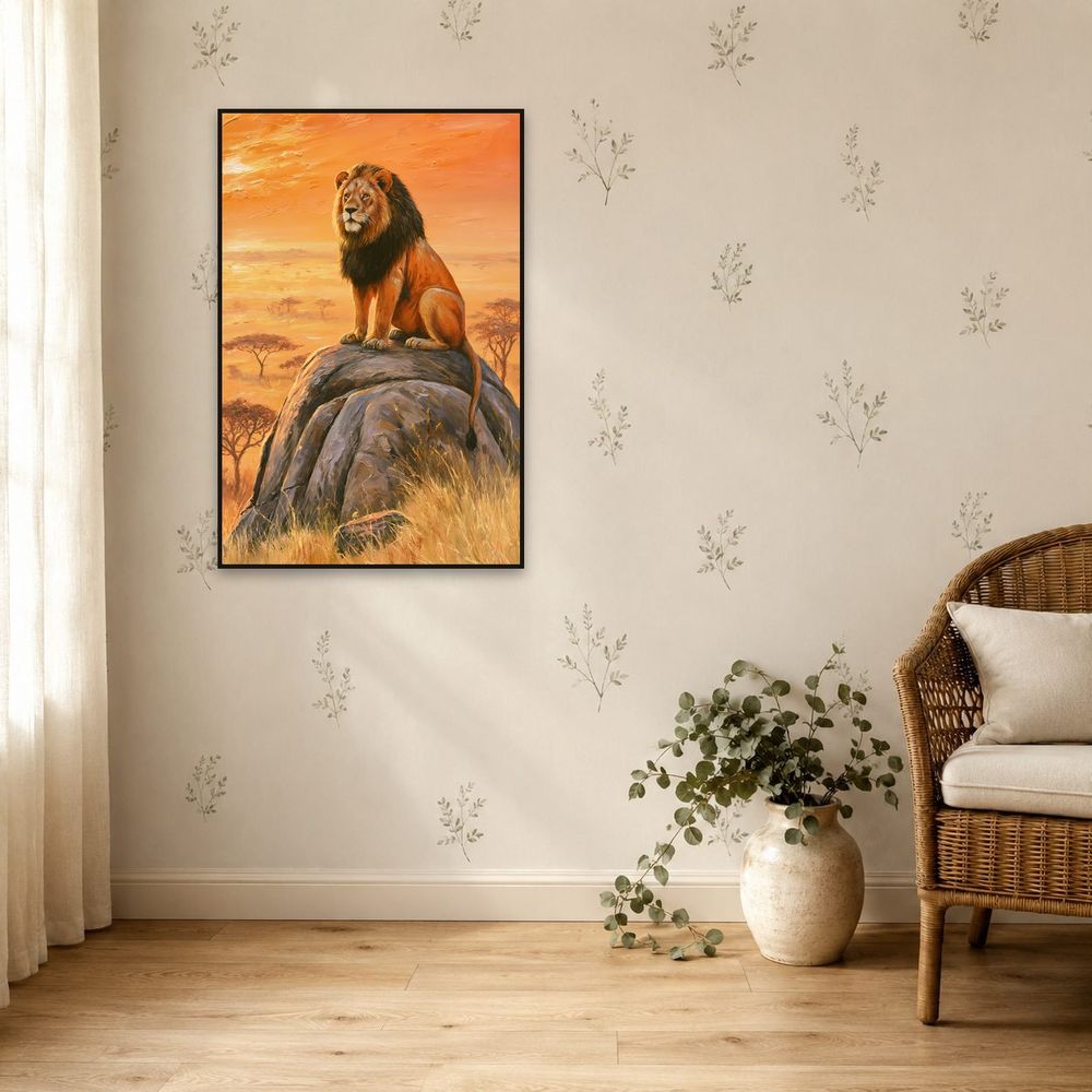 Savanna Lion — animals wall art print by Brunelvi — view 5