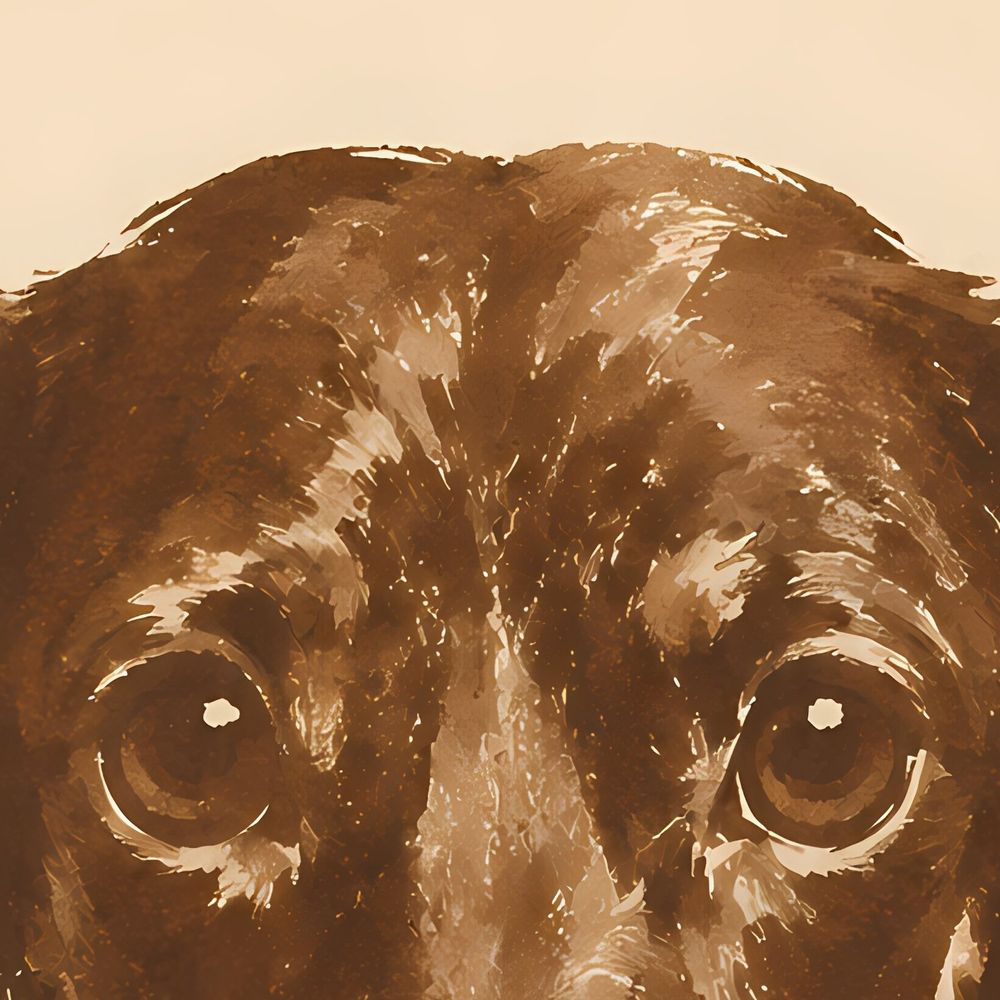 Sepia Ink Dachshund — animals wall art print by Brunelvi — view 2