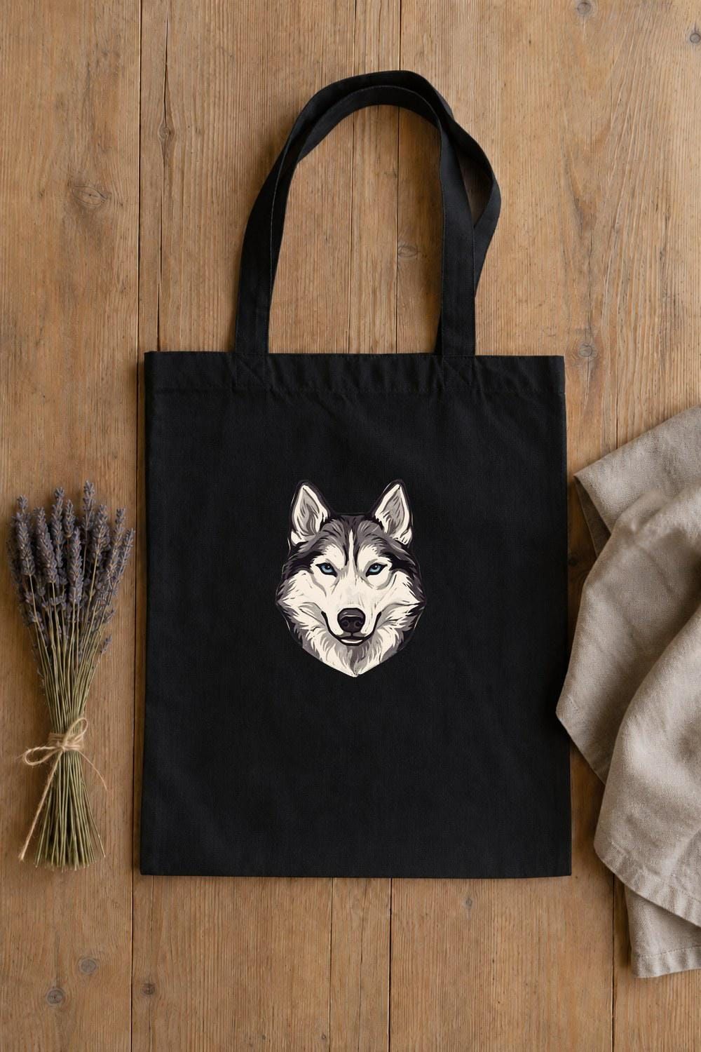 Siberian Husky Linocut Clipart — animal clipart clipart by Brunelvi — view 5