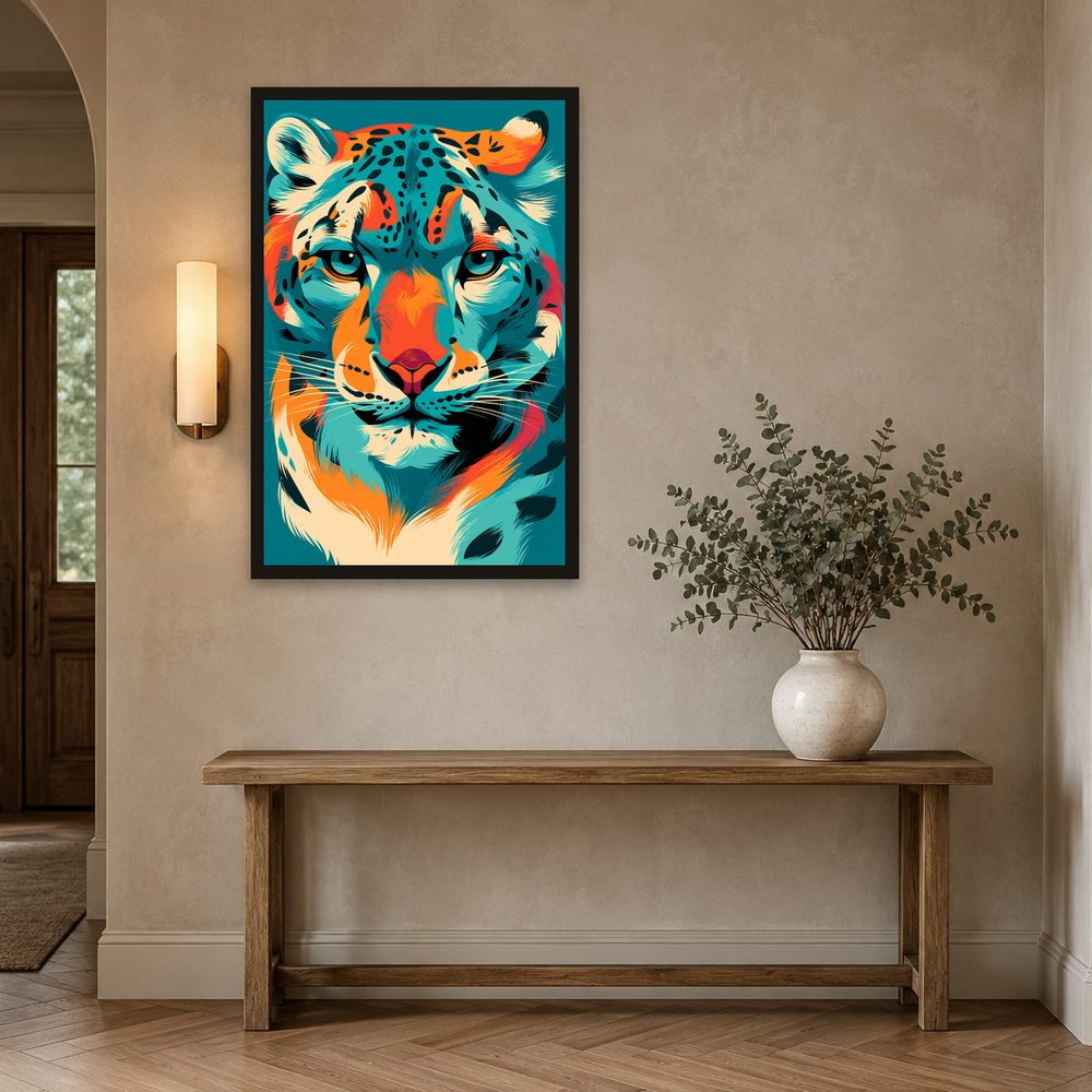 Snow Leopard Pop Art pop art wall art by Brunelvi — Ansicht 2