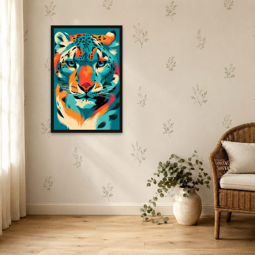 Snow Leopard Pop Art pop art wall art by Brunelvi — Ansicht 4