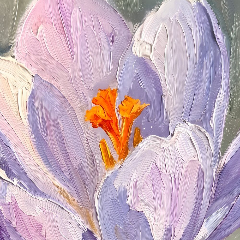 Spring Crocus — florals wall art print by Brunelvi — view 2