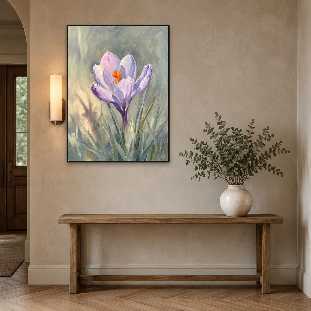 Spring Crocus — florals wall art print by Brunelvi — view 3