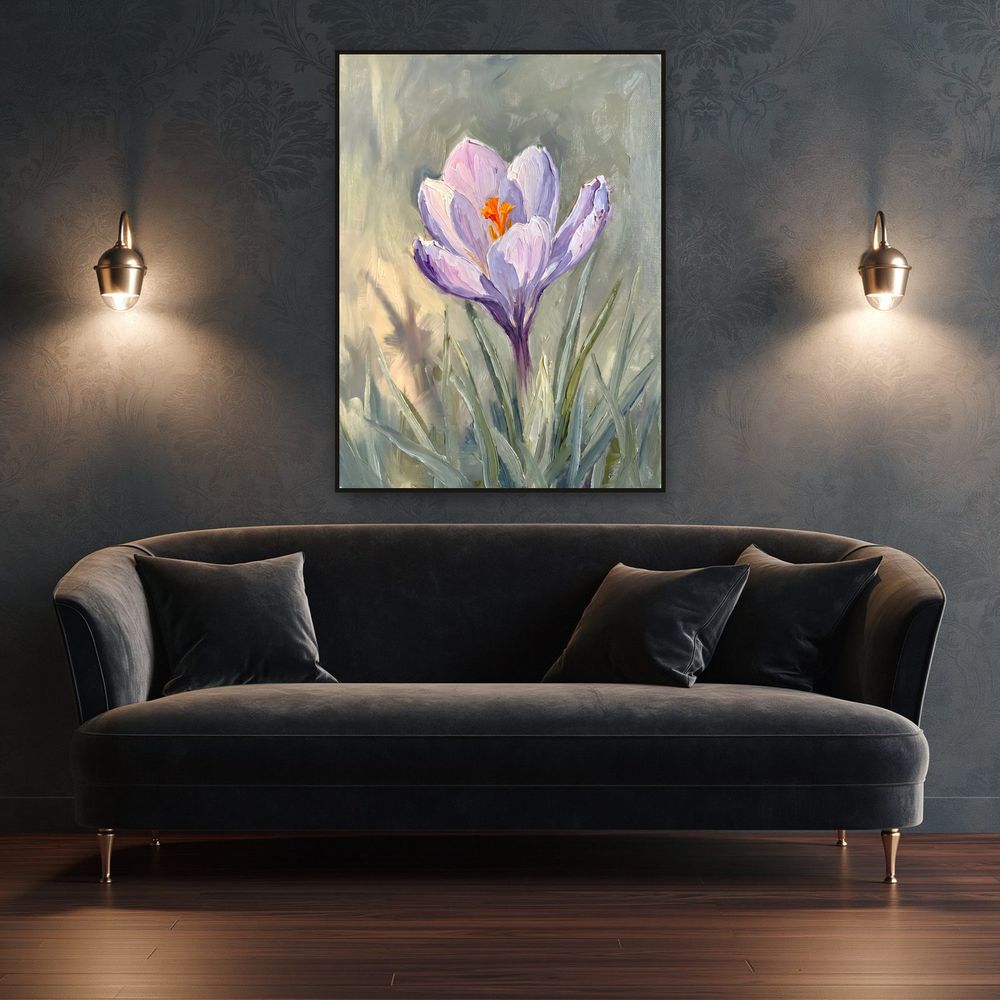 Spring Crocus — florals wall art print by Brunelvi — view 4