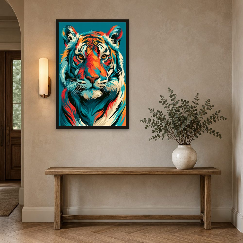 Tiger Pop Art pop art wall art by Brunelvi — Ansicht 2