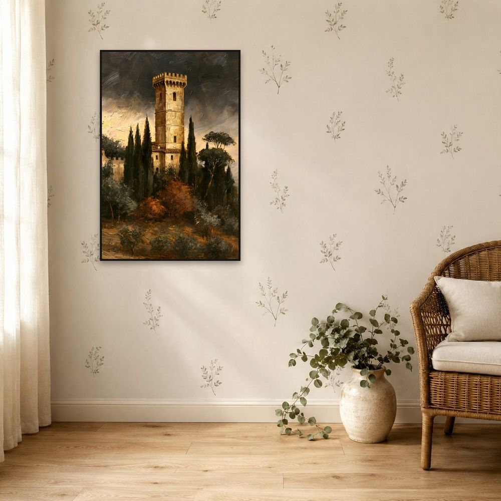 Tuscan Battlement Tower — landscapes wall art print by Brunelvi — view 5