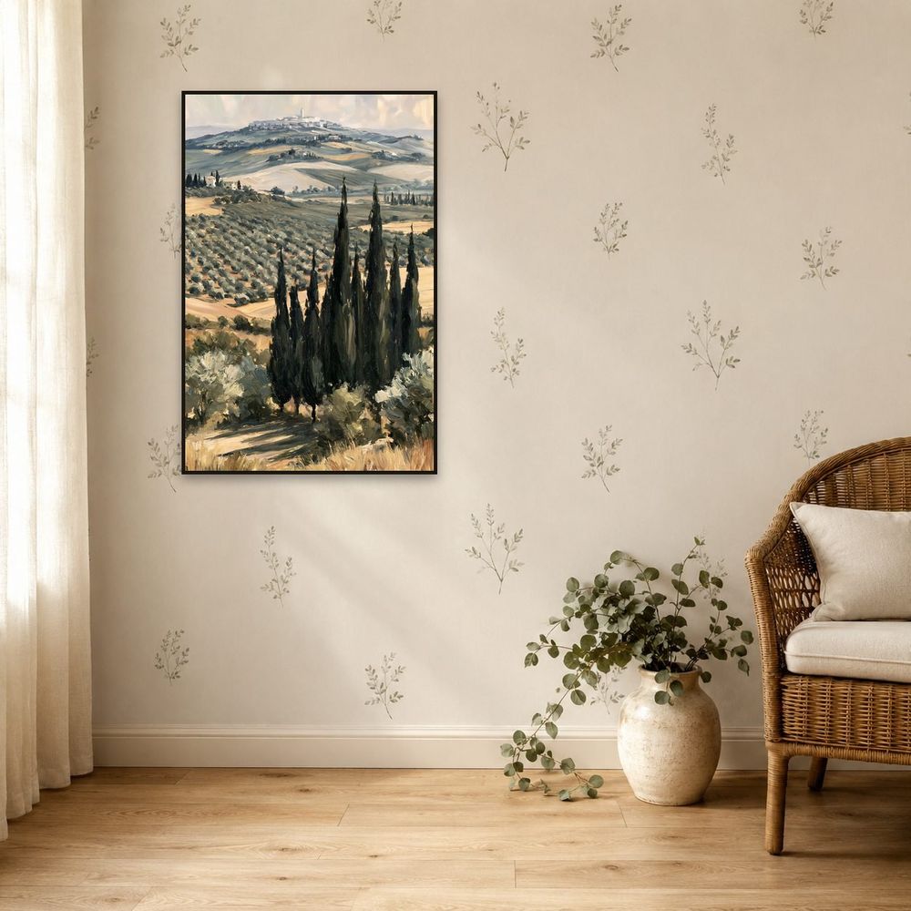 Tuscan Cypress Valley — landscapes wall art print by Brunelvi — view 5