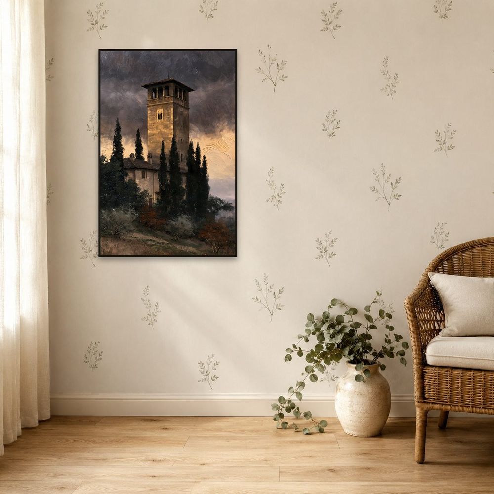 Tuscan Loggia Tower — landscapes wall art print by Brunelvi — view 5