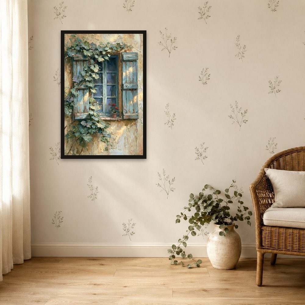 Tuscan Window impasto oil painting wall art by Brunelvi — Ansicht 4