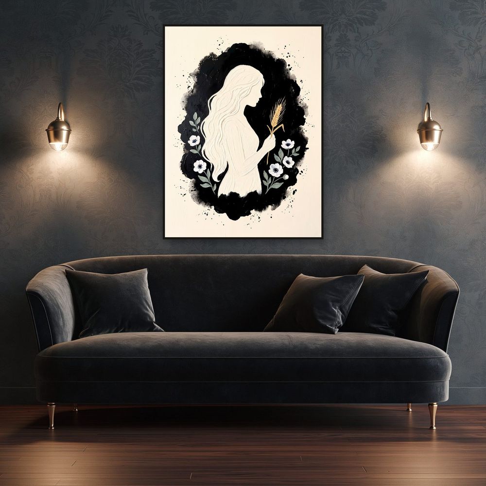 Virgo Maiden Zodiac — zodiac wall art print by Brunelvi — view 4