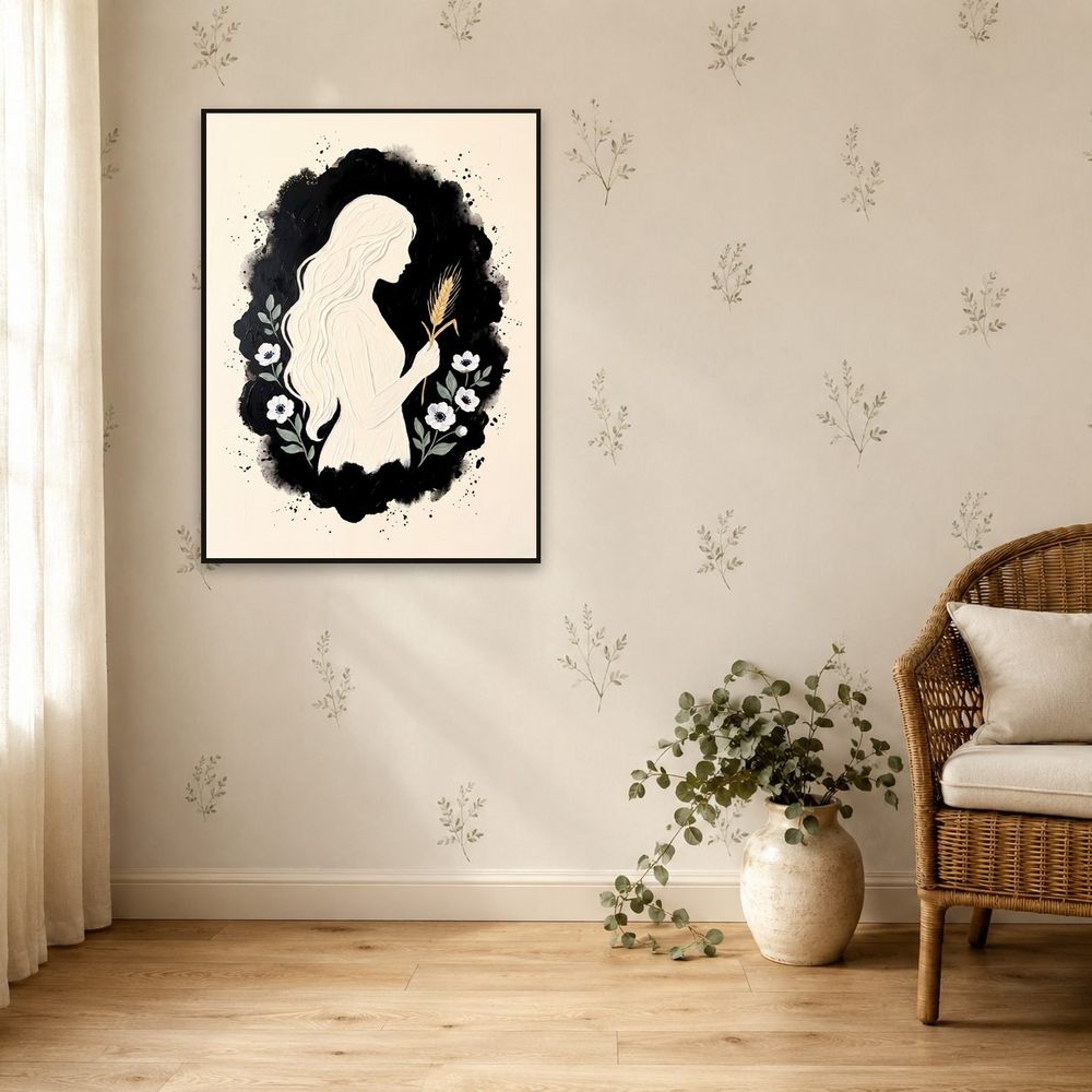 Virgo Maiden Zodiac — zodiac wall art print by Brunelvi — view 5