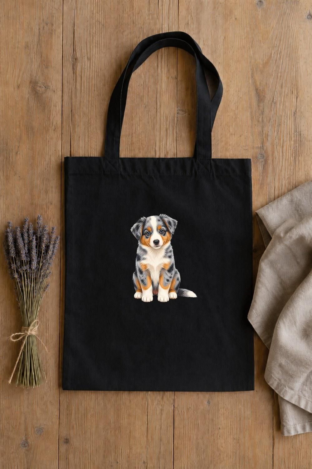 Watercolor Australian Shepherd Puppy Clipart — animal clipart clipart by Brunelvi — view 5