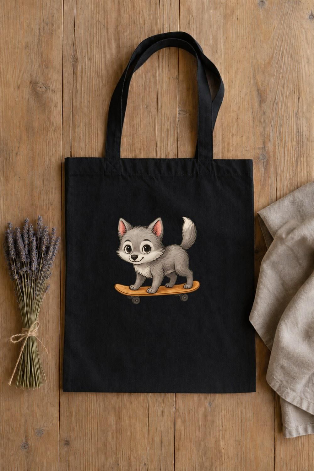 Wolf Pup Skateboard Clipart — animal clipart clipart by Brunelvi — view 5